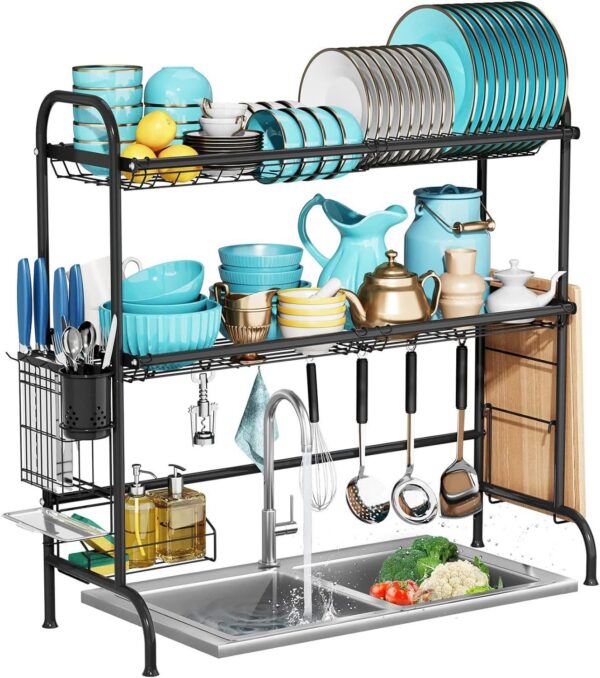 #AD ✨ 2-Tier Over The Sink Dish Drainer Drying Rack
USE: HIYEUND4