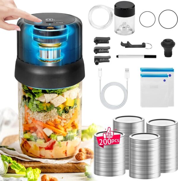 #AD ✨ Electric Mason Jar Vacuum Sealer
USE: 504OC7RG + Coupon