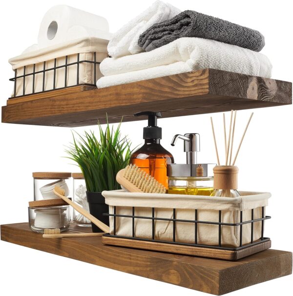 Wood Floating Shelves Set of 2 

PROMO CODE: No Code Needed

40% Savings!)