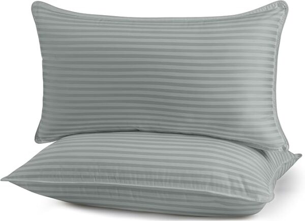 Utopia Bedding Bed Pillows for Sleeping King Size, 1250 Grams Filled Hotel Quality Cooling Pillows for Side, Back or Stomach Sleepers (Light Grey, Set of 2)

15%
