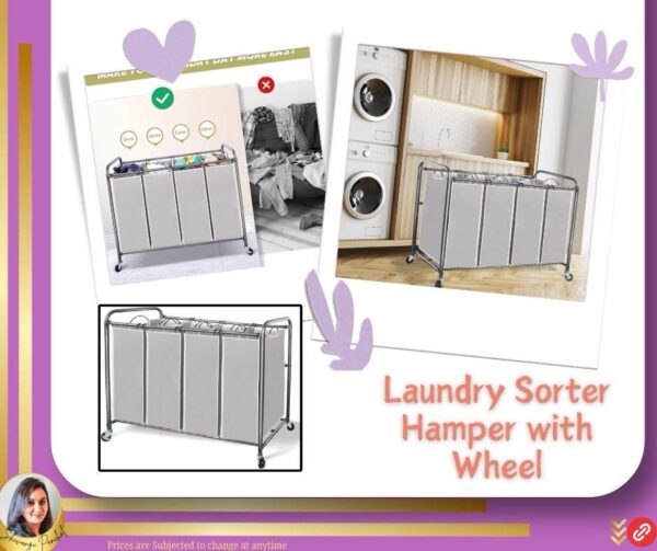 #AD🛒 Laundry Sorter Hamper with Wheel
🅿🆁🅸🅲🅴 🅳🆁🅾🅿
🔗